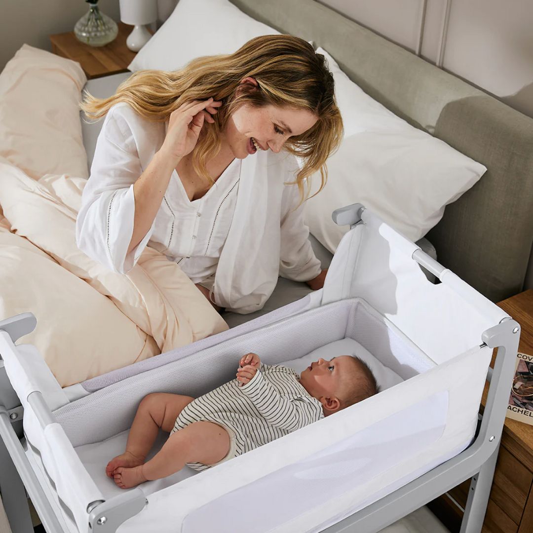 Baby bed that goes on your bed best sale