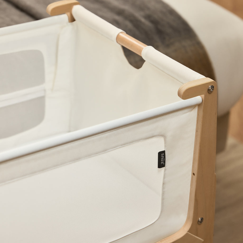 SnuzPod5 Bedside Bassinet Natural