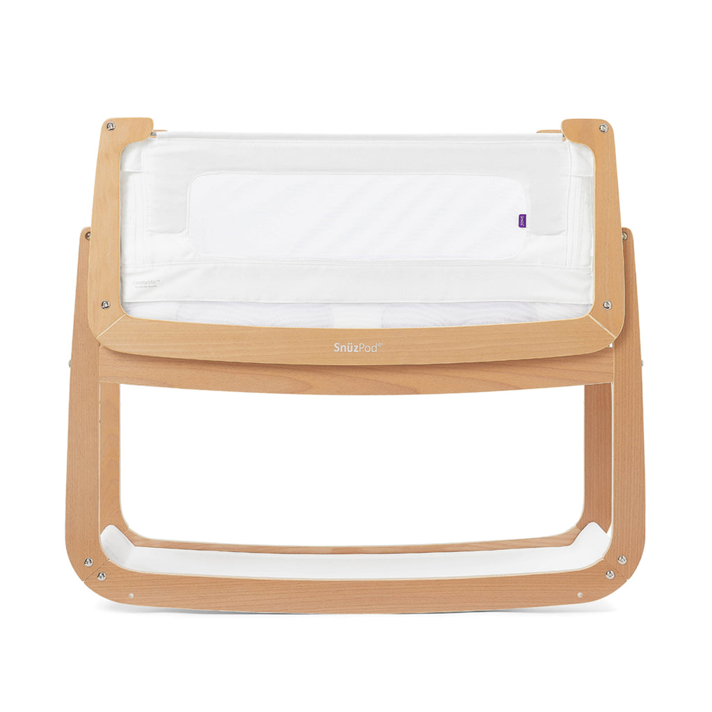 SnuzPod4 Bedside Bassinet Natural