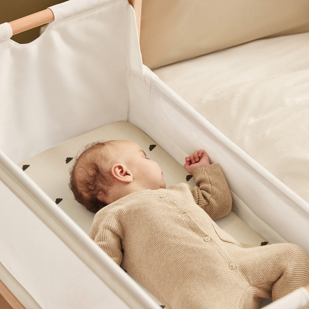 Bassinet 2 Pack Fitted Sheets - Sand Cloud ‐ Snuz