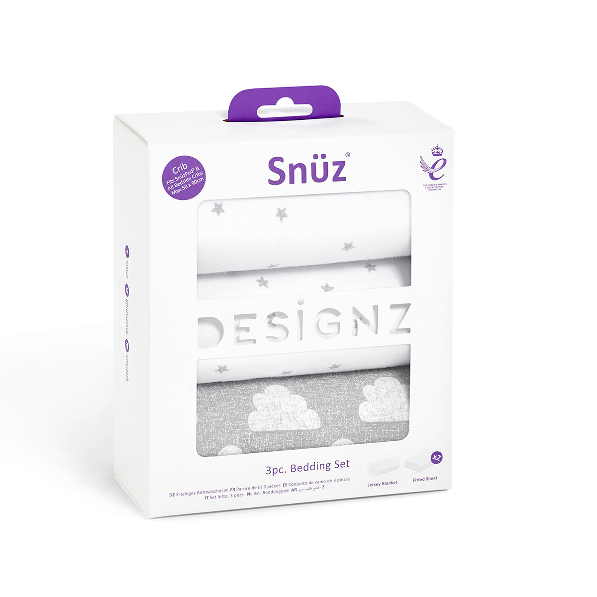 Snuz 3pc. Bedding Set - Crib Cloud