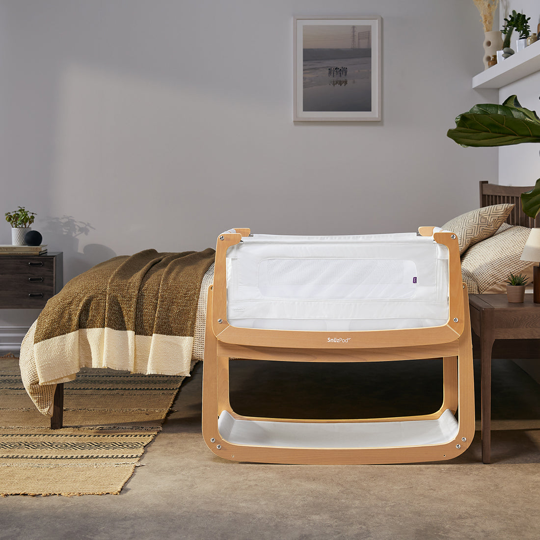 Natural SnuzPod Bedside Crib Tailor Made For You Snuz US Snuz US