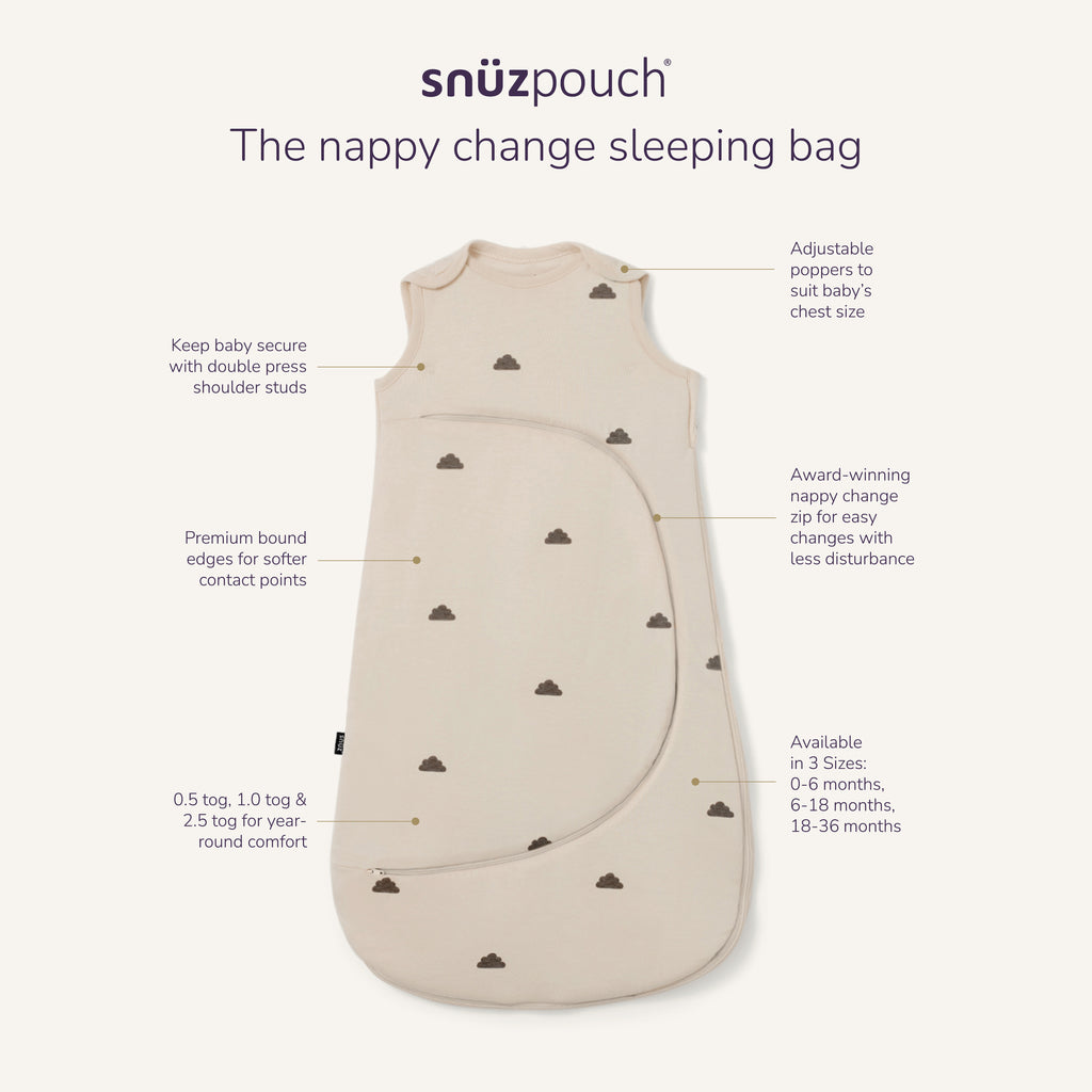 SnuzPouch Sleeping Bag - Cashmere Cross