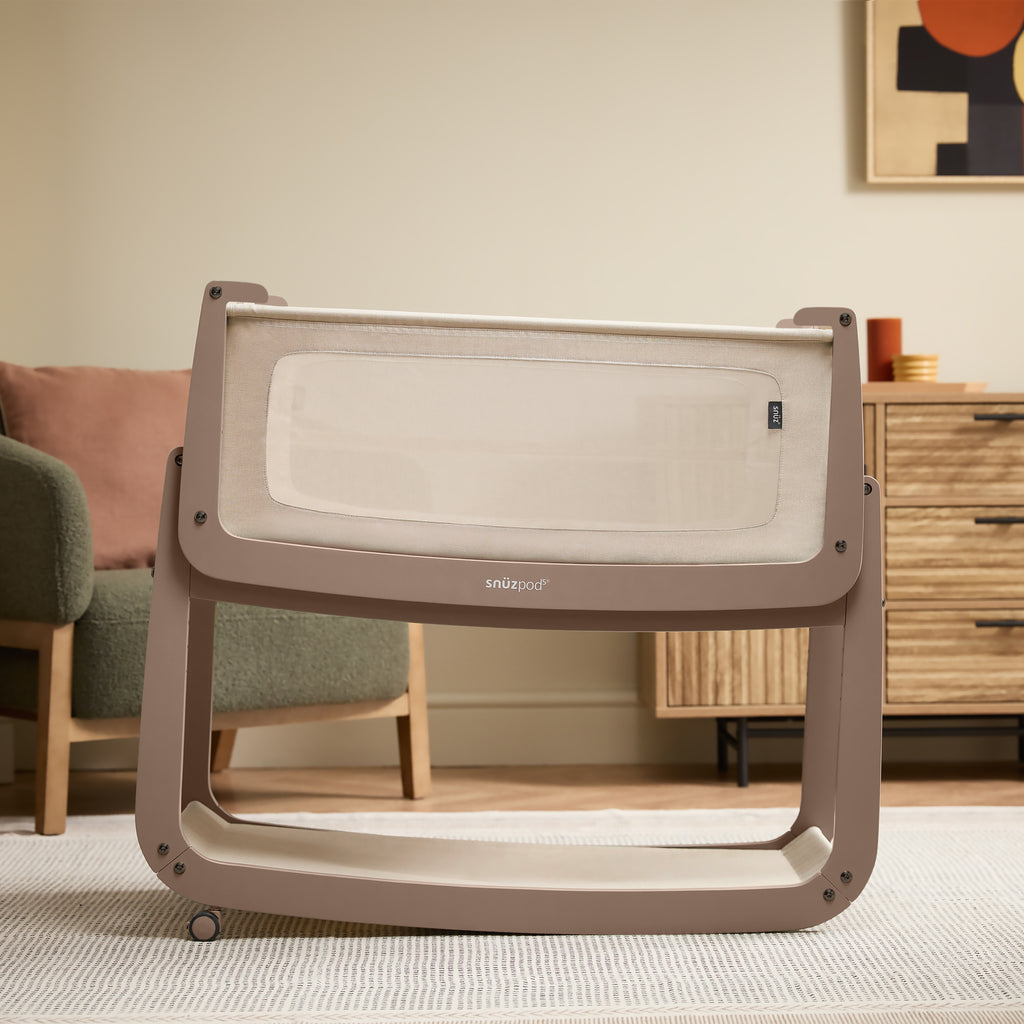 SnuzPod5 Bedside Bassinet Mocha