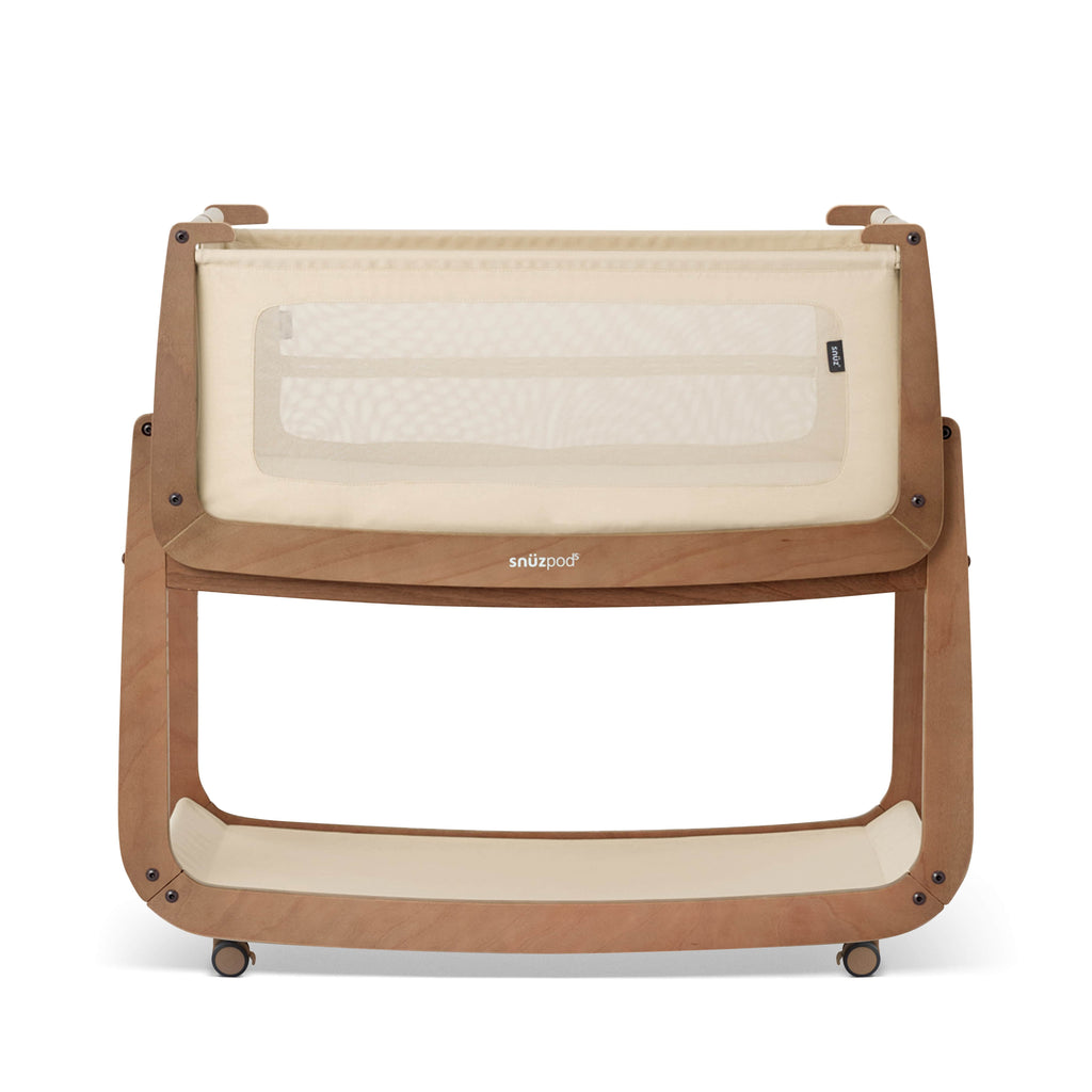 SnuzPod5 Bedside Bassinet Walnut