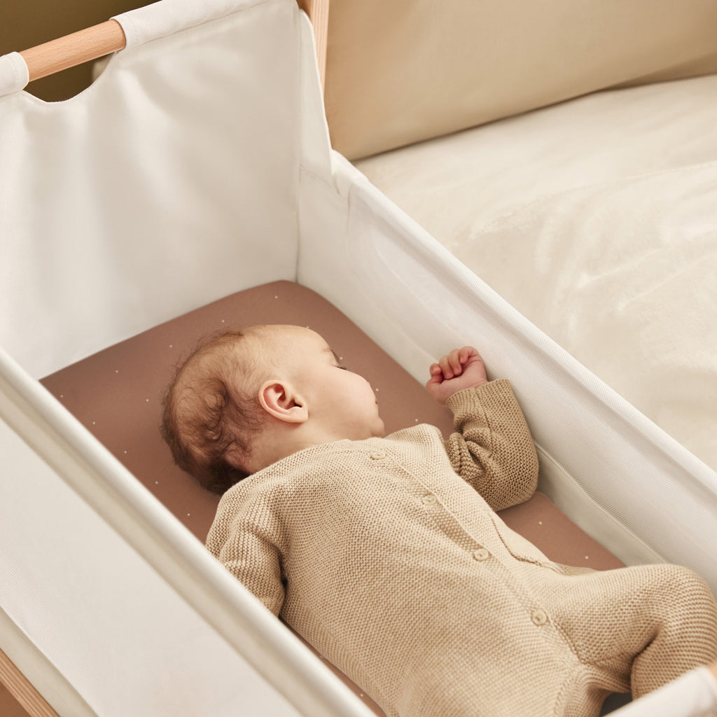 Bassinet 2 Pack Fitted Sheets - Blush Dot