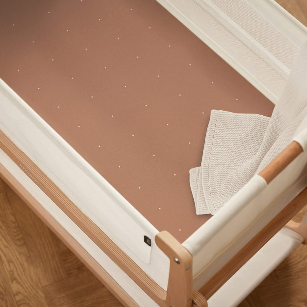 Bassinet 2 Pack Fitted Sheets - Blush Dot