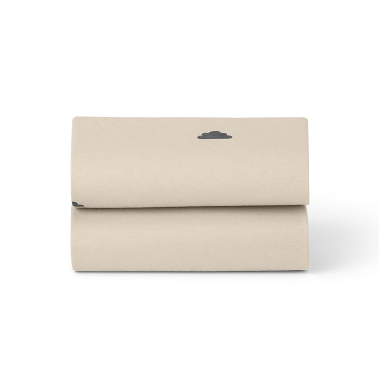 Bassinet 2 Pack Fitted Sheets - Sand Cloud