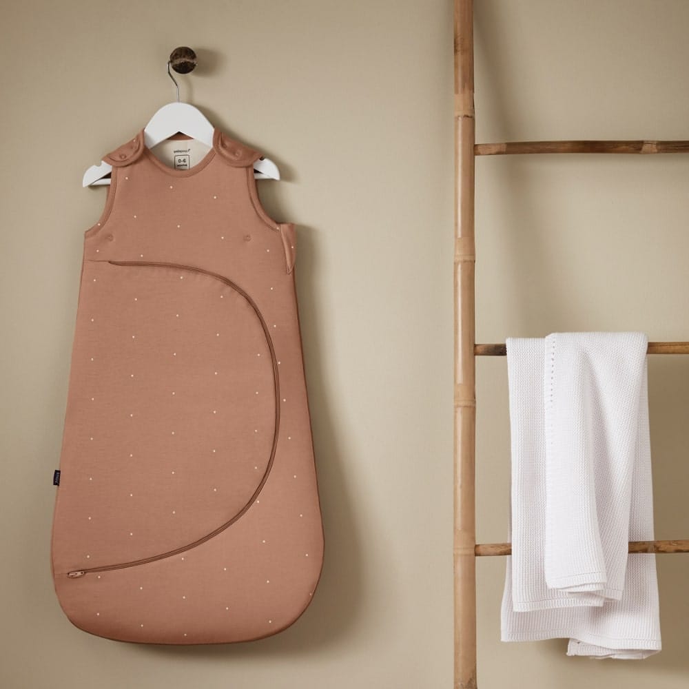 SnuzPouch 0-6 months, 1.0 Tog Sleeping Bag - Blush Dot