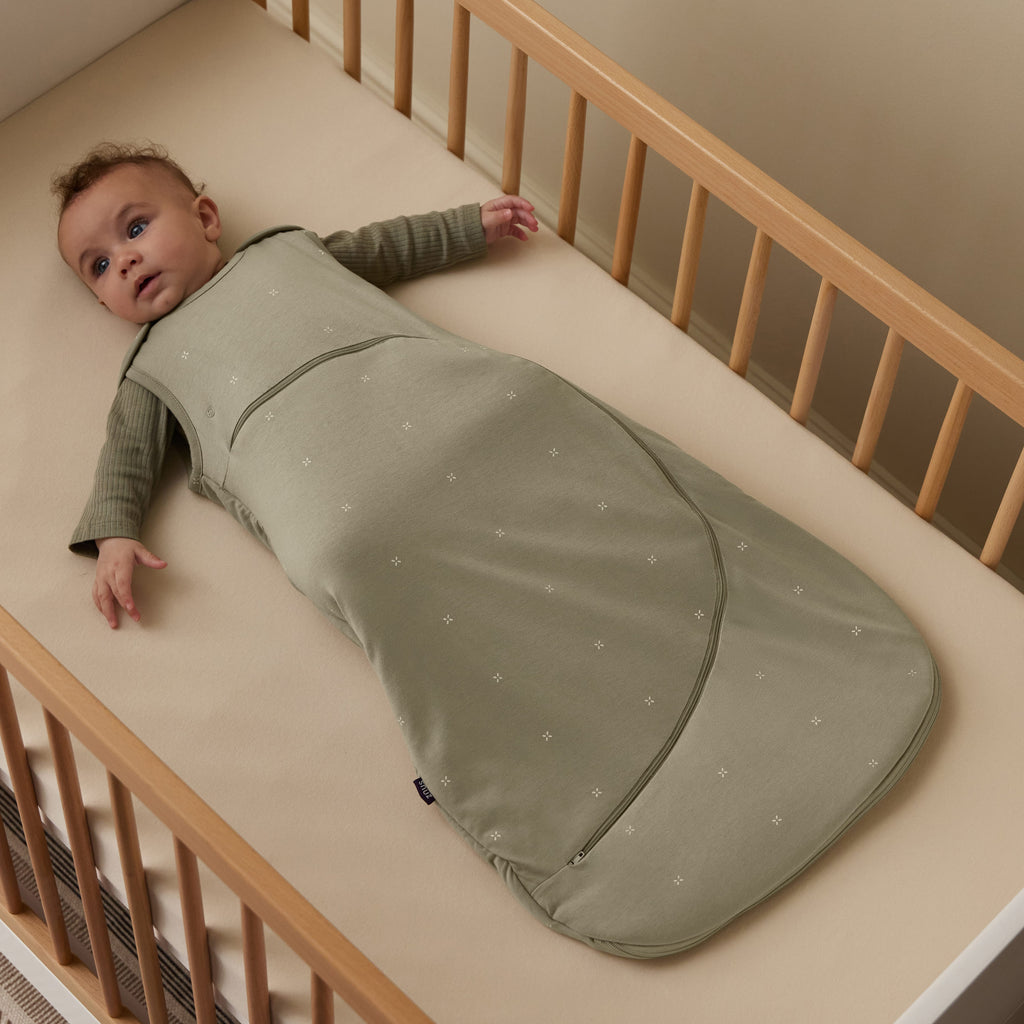 SnuzPouch 0-6 months, 2.5 Tog Sleeping Bag - Sage Cross