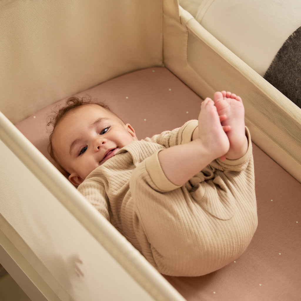 SnuzPod5 Bedside Bassinet Cashmere